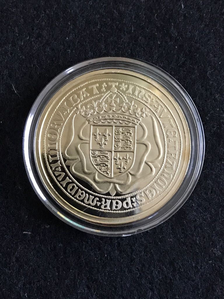 Henry VII Replica 1489 Gold Sovereign  coin collectible - Main Image 2