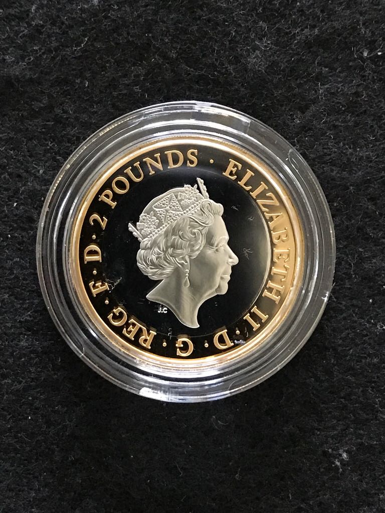 RAF Centenary F-35 Lightning II £2 Silver Proof  coin collectible - Main Image 2