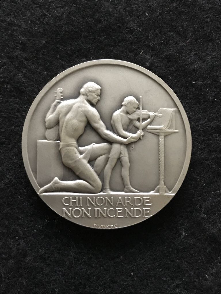 Yehudi Menuhin 50th Birthday Commemorative Medal  coin collectible - Main Image 2