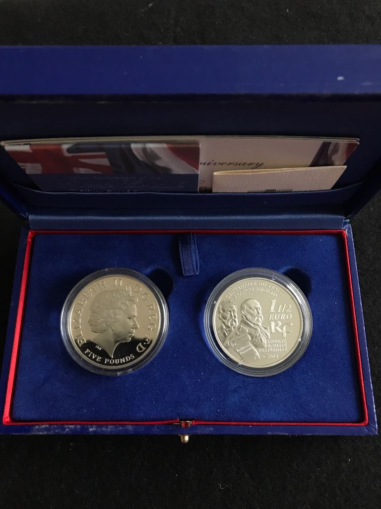 Entente Cordiale 100th Anniversary Set  coin collectible - Main Image 2