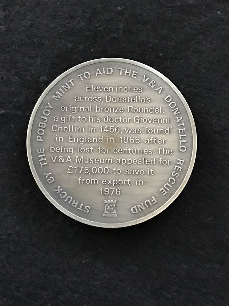 Donatello’s The Chellini Madonna Medal  coin collectible - Main Image 2