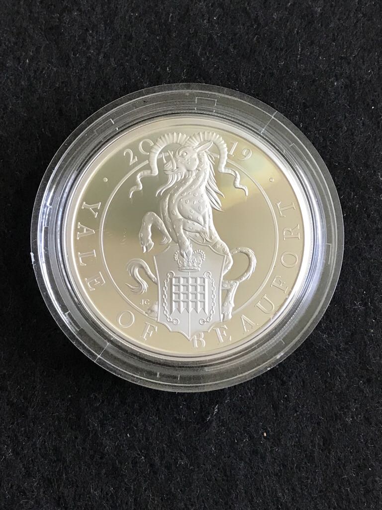 2018 £2 Silver Two Dragons