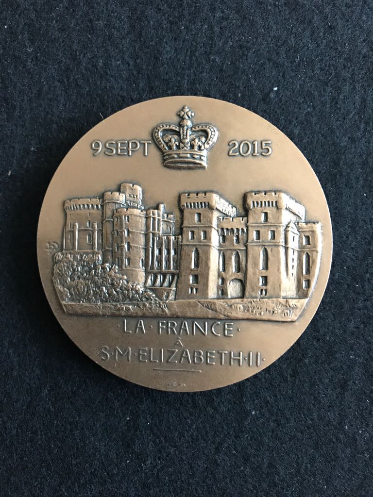 Queen Elizabeth II Coronation Longest Reign Medal  coin collectible - Main Image 2