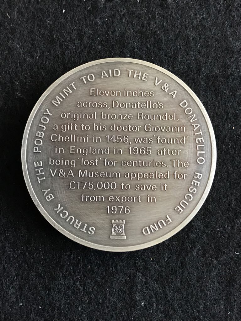 Donatello’s The Chellini Madonna Medal coin collectible - Main Image 2