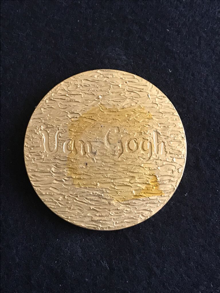 Vincent Van Gogh Art Medal - The Church At Auvers  coin collectible - Main Image 2
