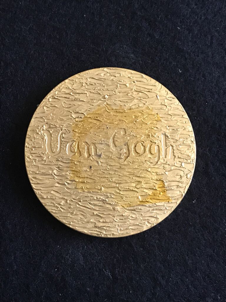 Vincent Van Gogh Art Medal - The Potatoe Eaters  coin collectible - Main Image 2