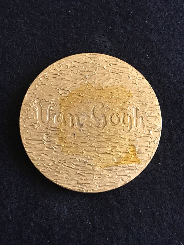 Vincent Van Gogh Art Medal - Fishing Boats On The Beach Of Saintes-Maries  coin collectible - Main Image 2