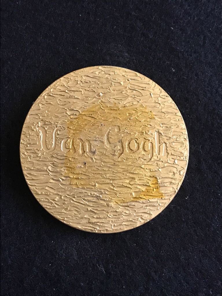 Vincent Van Gogh Art Medal - Self-Portrait As An Artist  coin collectible - Main Image 2