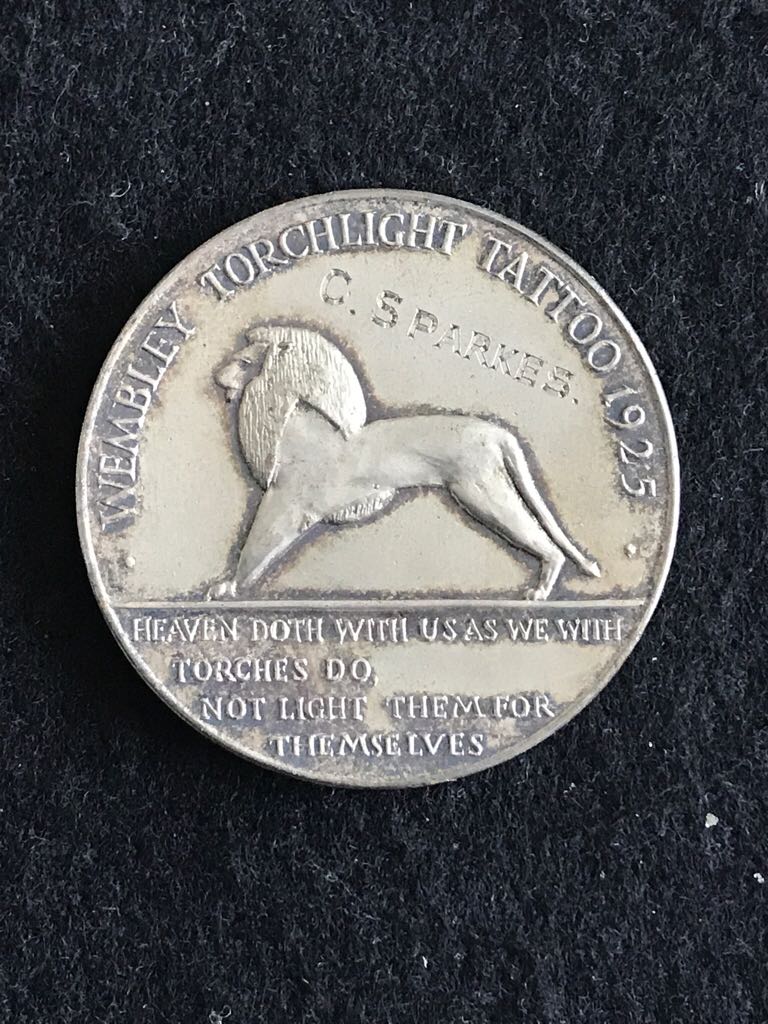British Empire Exhibition ’Wembley Torchlight Tattoo’ Medal  coin collectible - Main Image 1