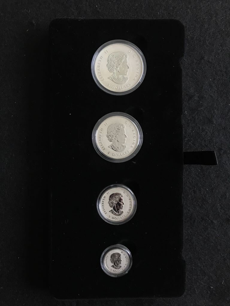 Canadian Maple Leaf Fractional Set  coin collectible - Main Image 2