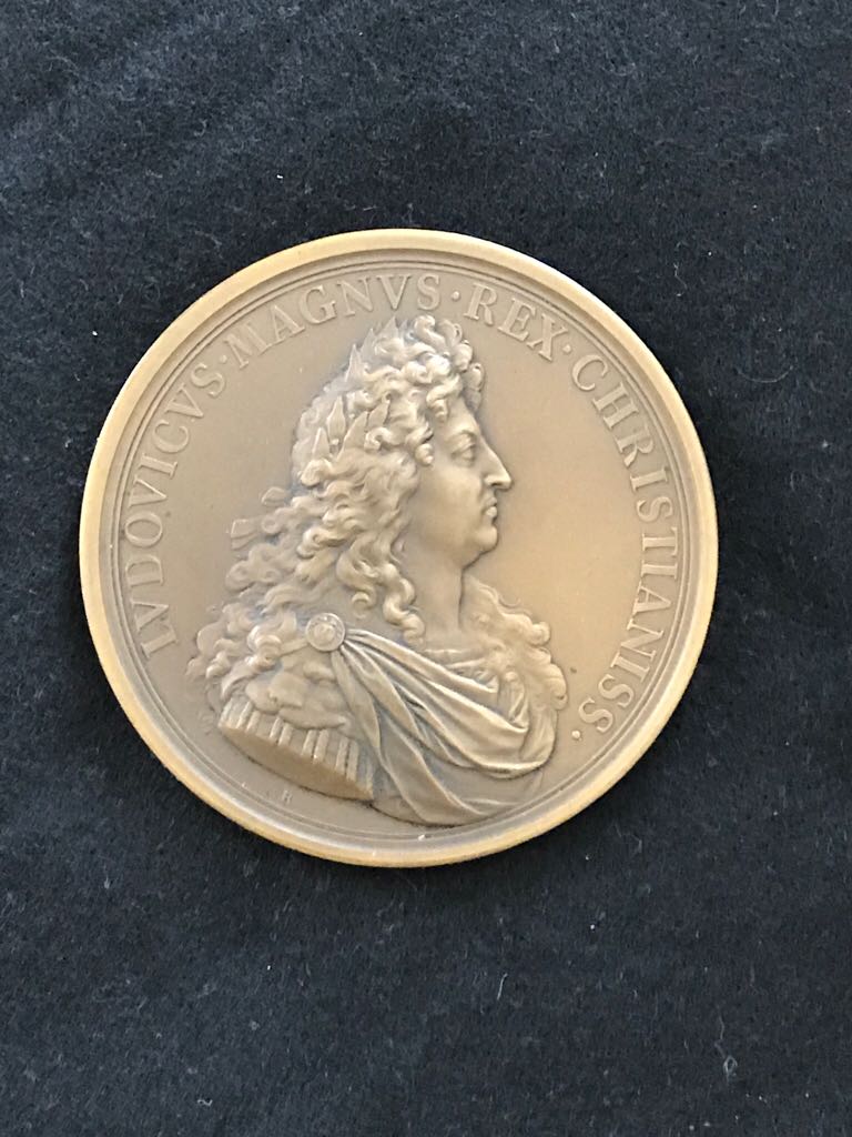 King Louis XIV Splendor Rei Navalis Medal Restrike  coin collectible - Main Image 2