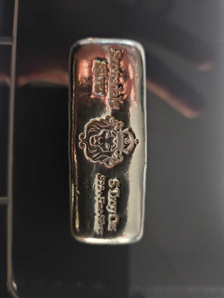 Scottsdale 5 Oz Cast Bar  coin collectible - Main Image 2