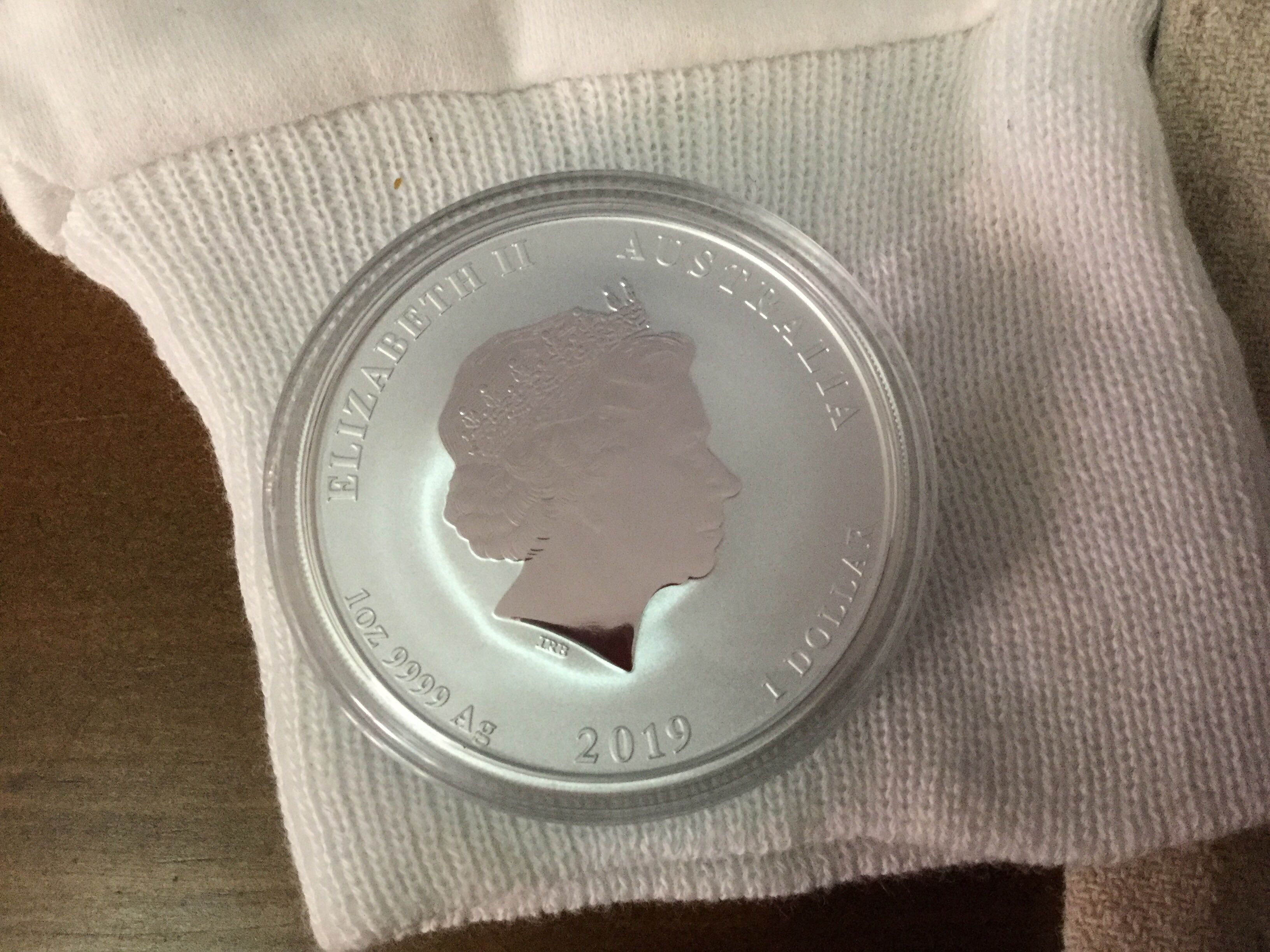 Perth Mint Year Of The Pig Lion Privy 2019  coin collectible - Main Image 2