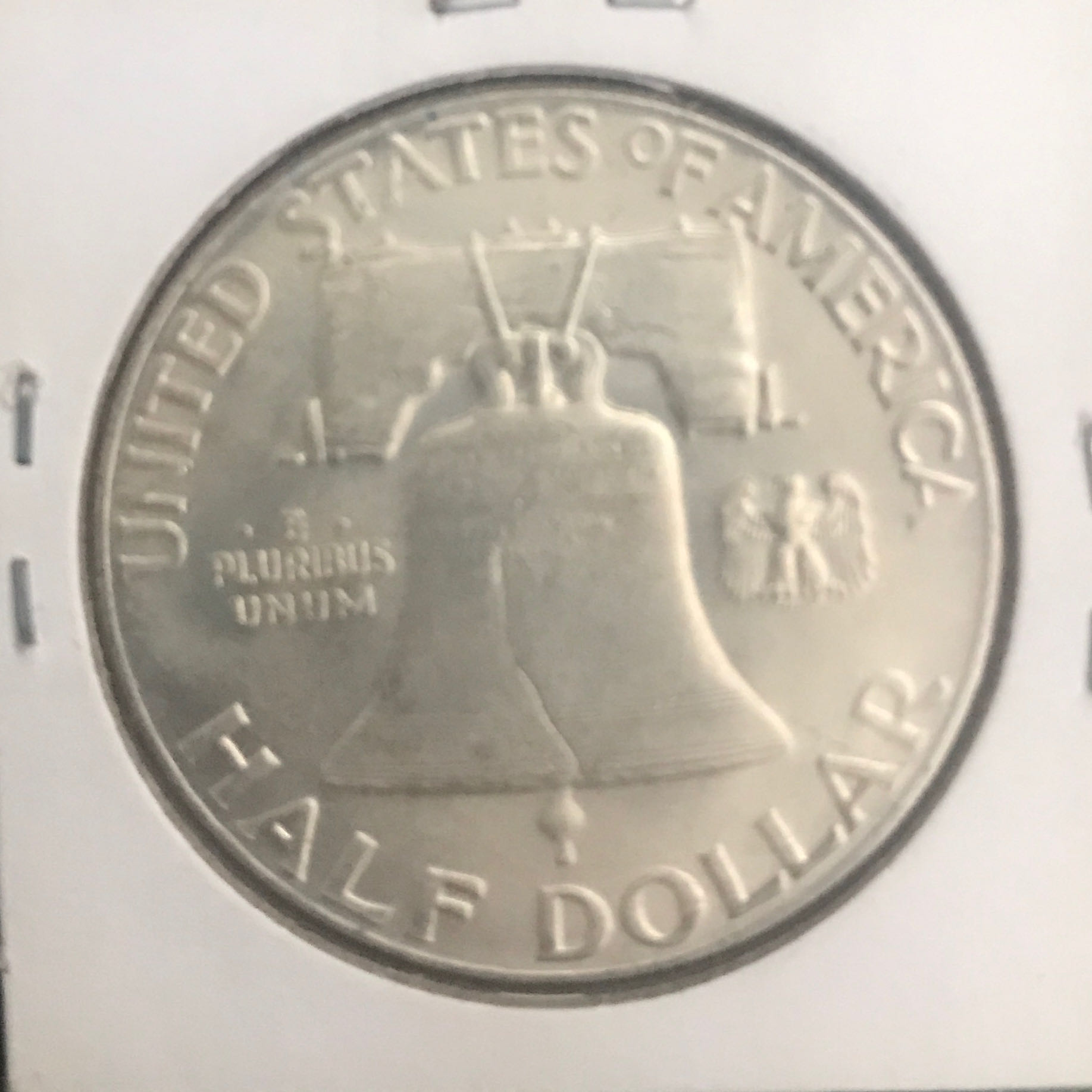 Franklin Half 1948 (FBL- Obv. Die Clash)  coin collectible - Main Image 2