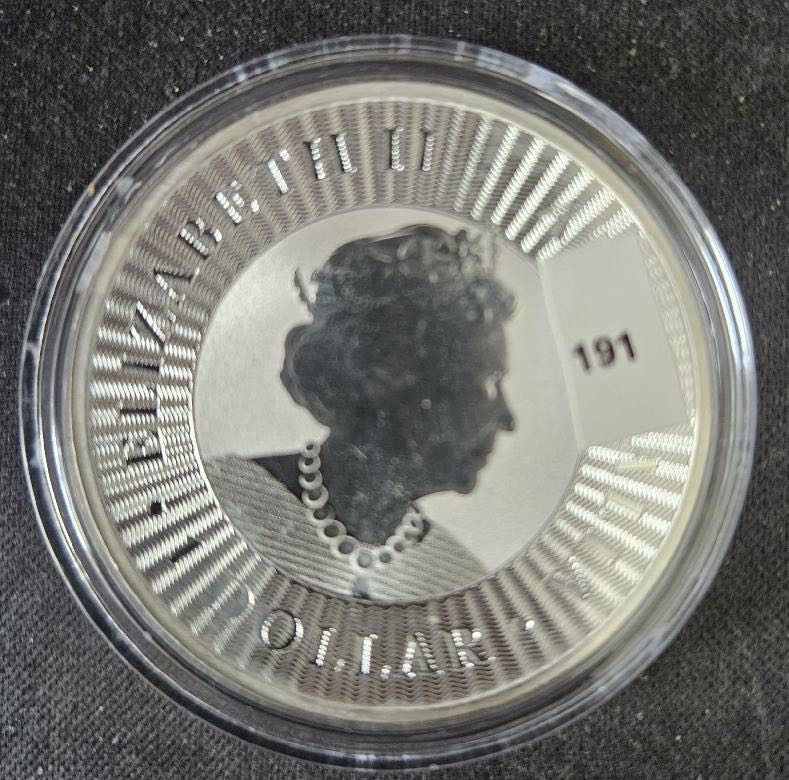Australia $1 Silver Kangaroo, 2022, #191  coin collectible - Main Image 3