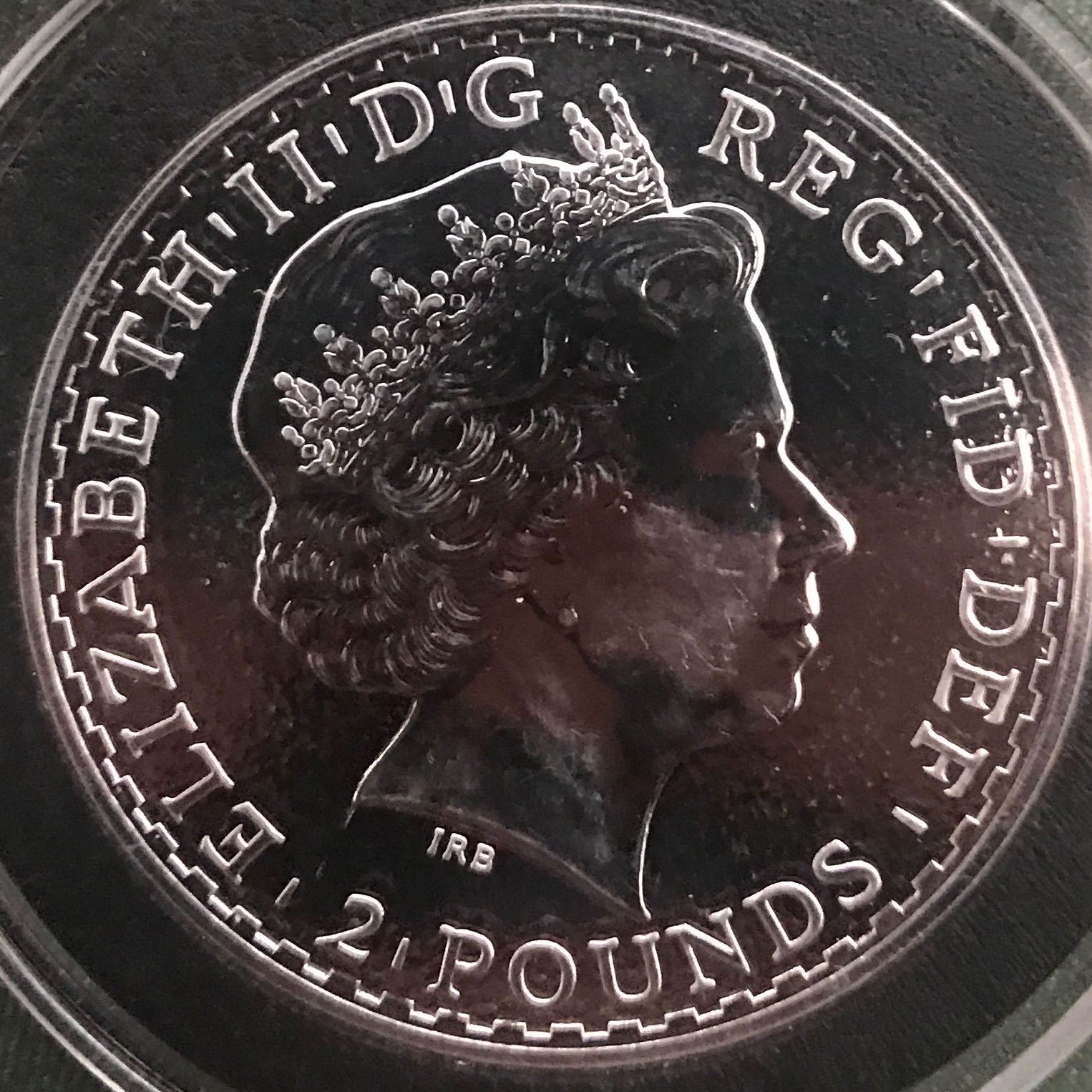 2015 £2 Silver Britannia  coin collectible - Main Image 2
