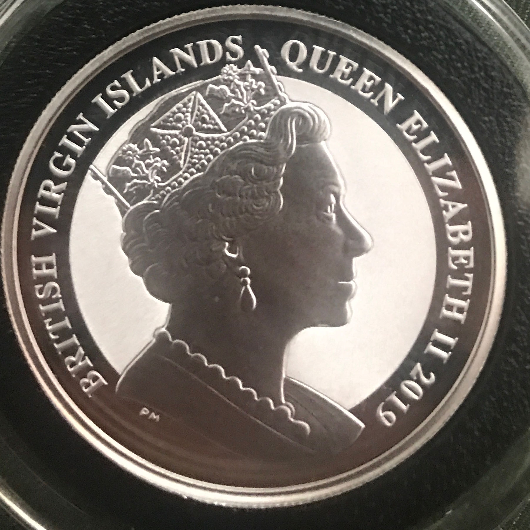 2019 British Virgin Islands $1 Silver - Una And The Lion  coin collectible - Main Image 2