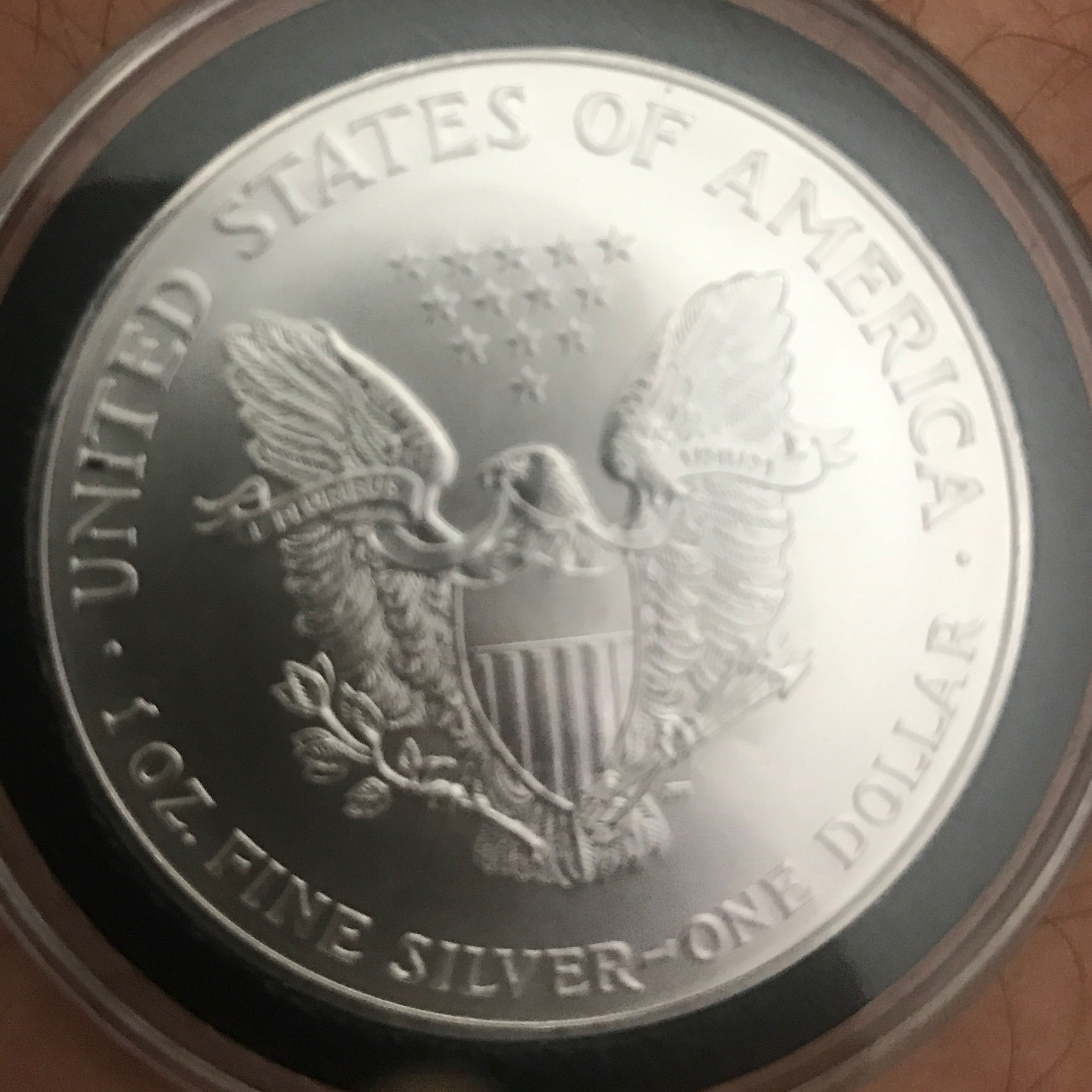 1995 $1 American Silver Eagle  coin collectible - Main Image 2