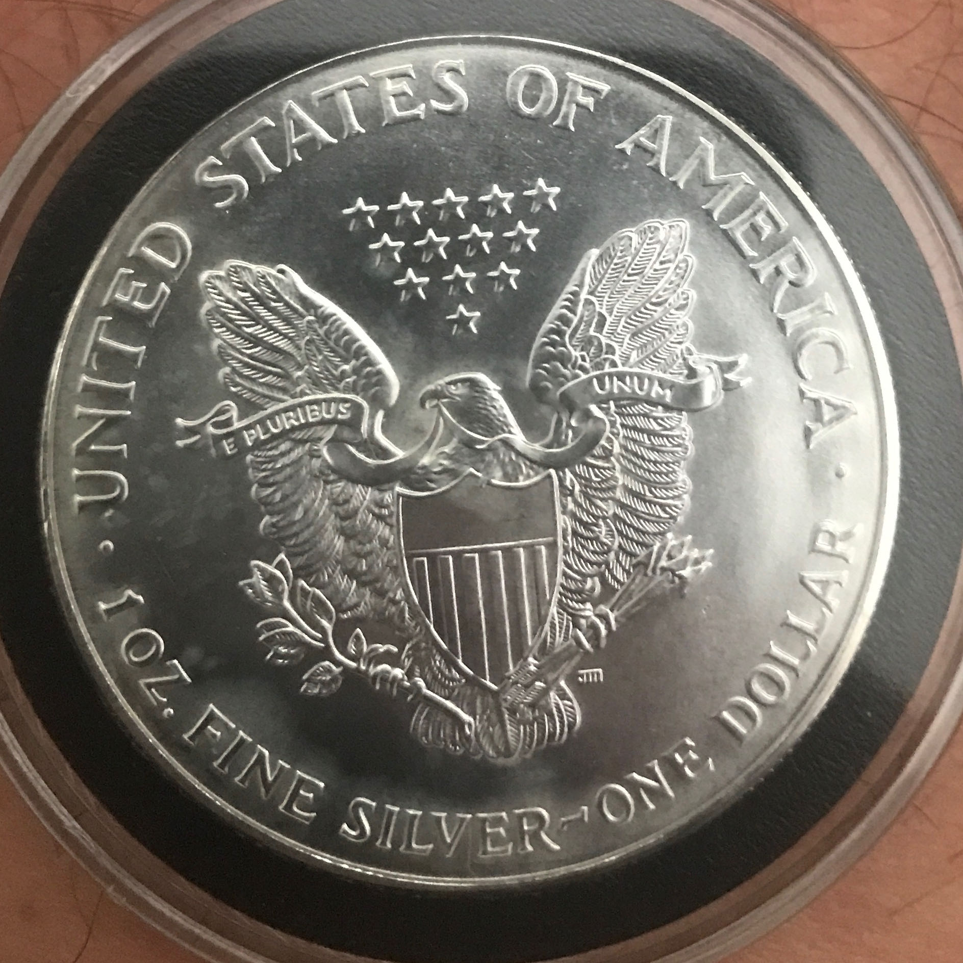 1994 $1 Silver Eagle  coin collectible - Main Image 2