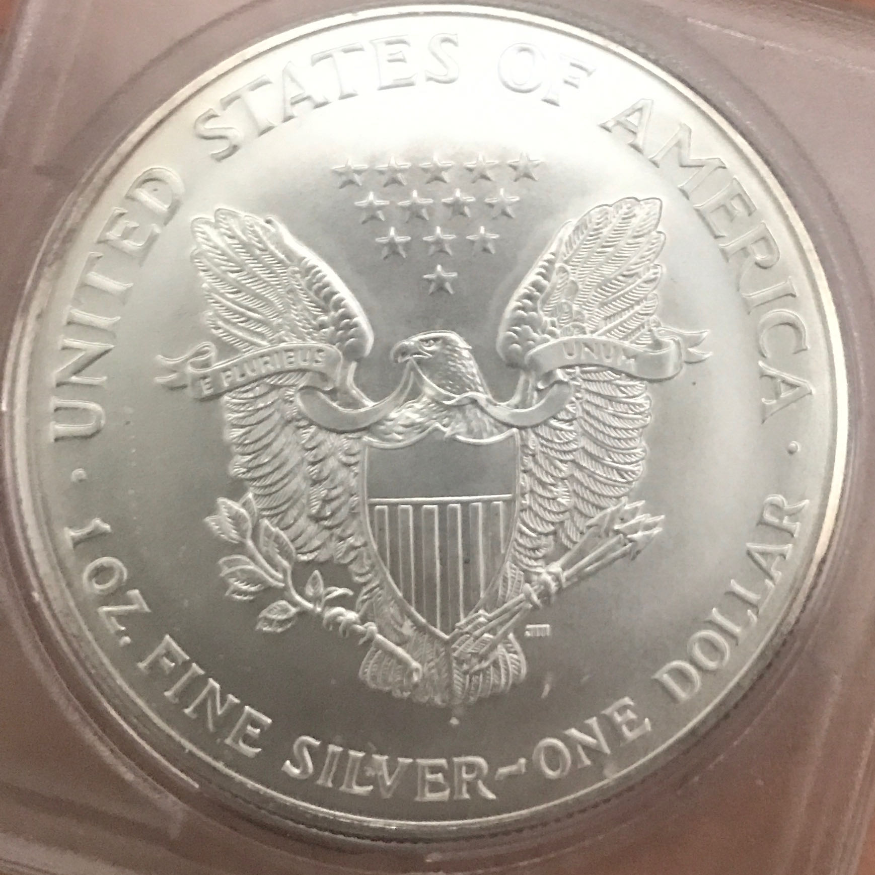 1997 $1 Silver Eagle  coin collectible - Main Image 2