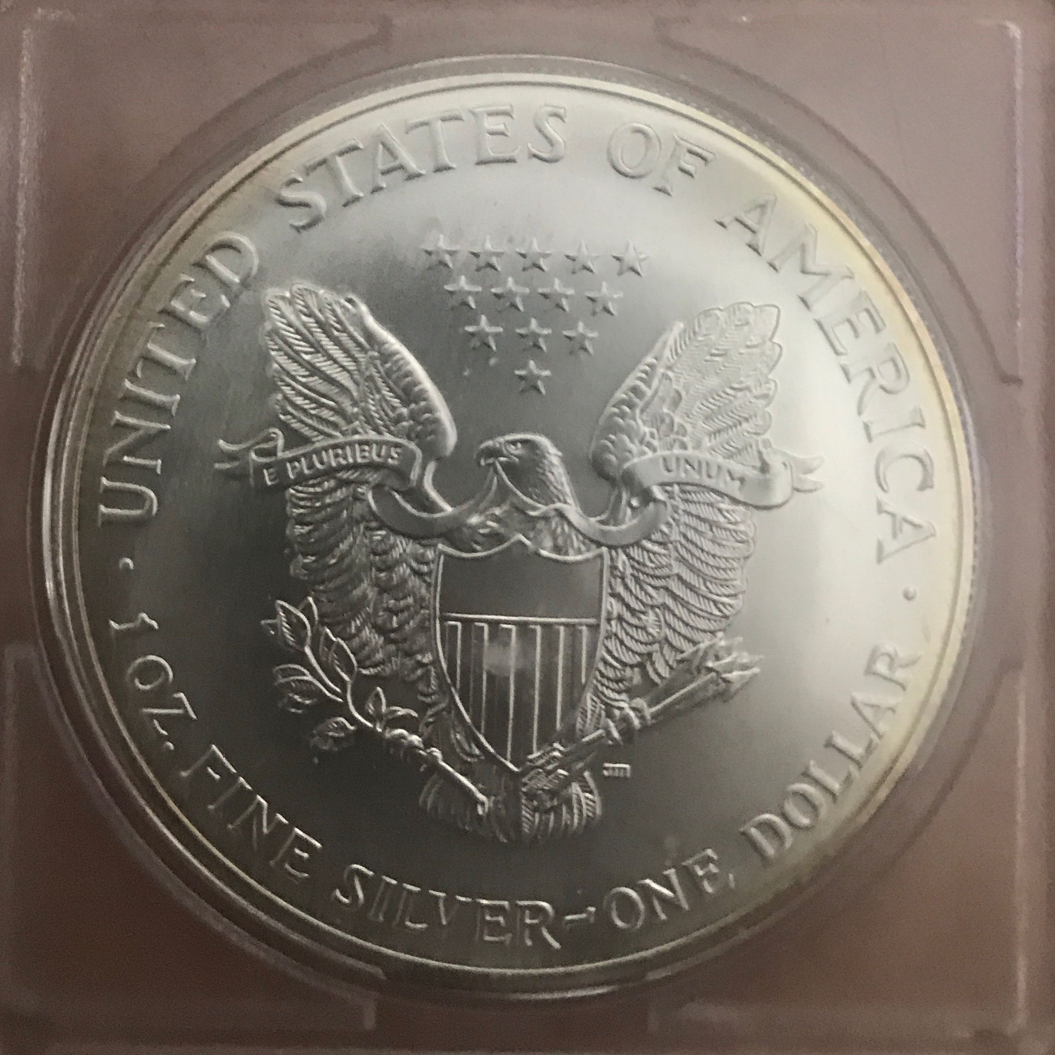 2001 $1 Silver Eagle  coin collectible - Main Image 2