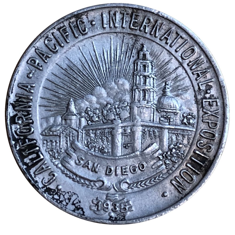 San Diego Pacific Explosion Half Dollar  coin collectible - Main Image 2
