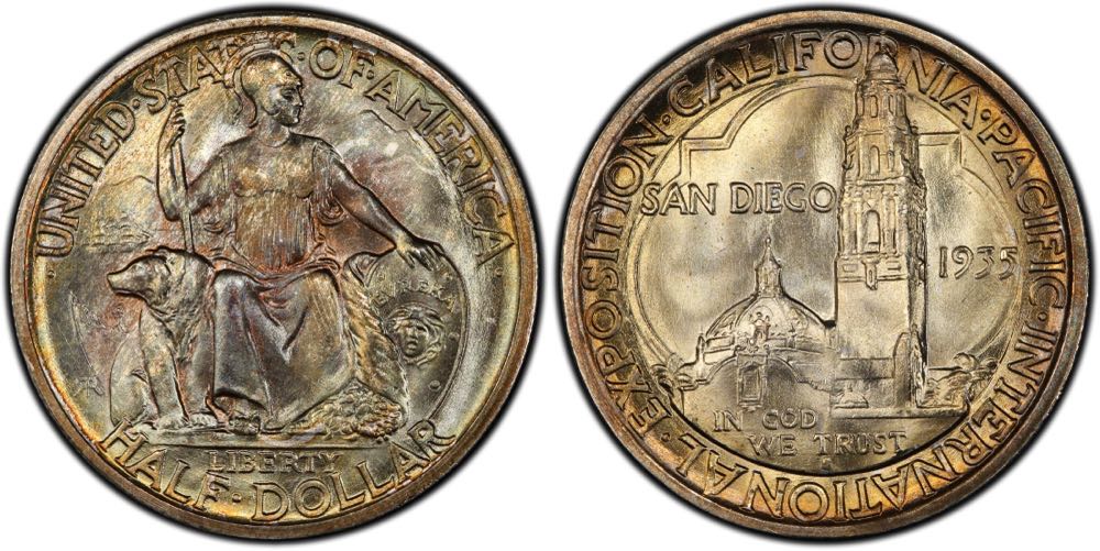 San Diego Pacific Explosion Half Dollar  coin collectible - Main Image 3