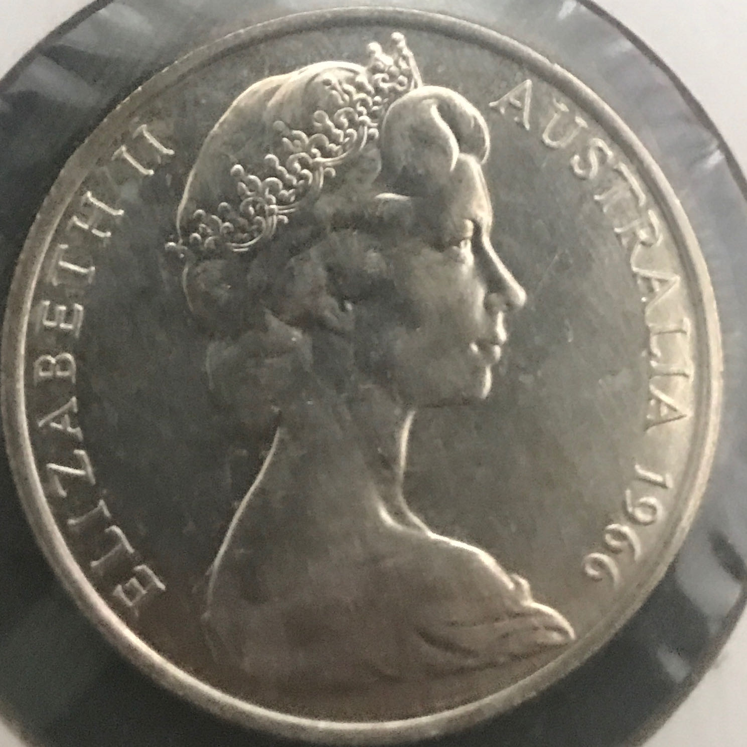 1966 Australia Silver Half Dollar  coin collectible - Main Image 2