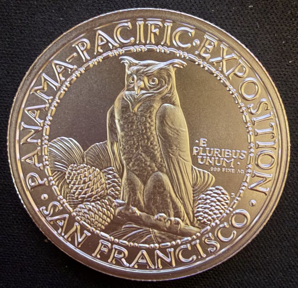Panama-Pacific Round  coin collectible - Main Image 2