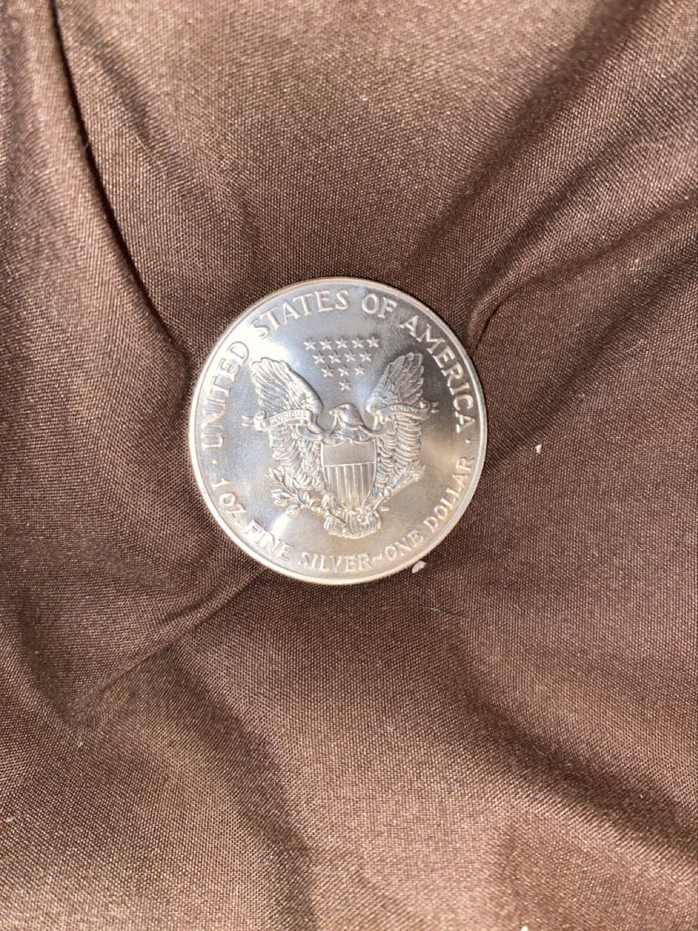 1993 1 oz Silver American Eagle BU  coin collectible - Main Image 2