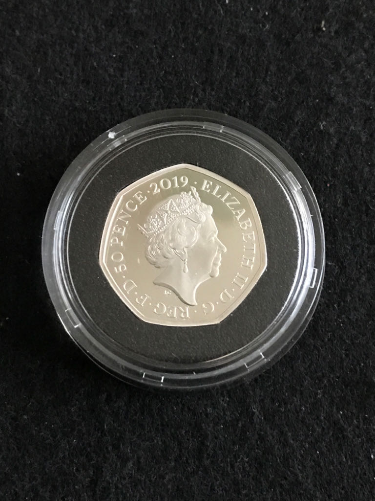 	50 Years of the 50p 2019 UK 50p Silver Proof Piedfort Coin  coin collectible - Main Image 2
