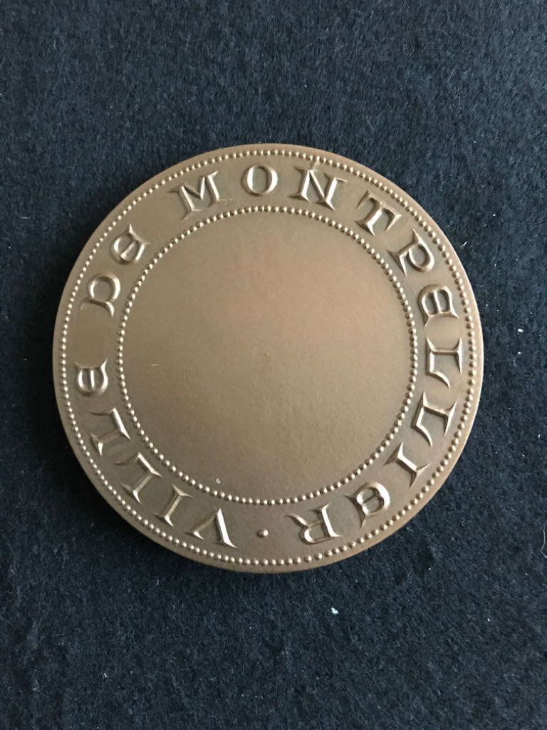 Ville De Montpellier Medal  coin collectible - Main Image 2