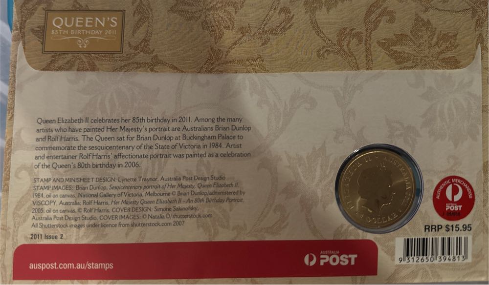 Queen Elizabeth 85th Birthday  coin collectible [Barcode 9312650394813] - Main Image 2