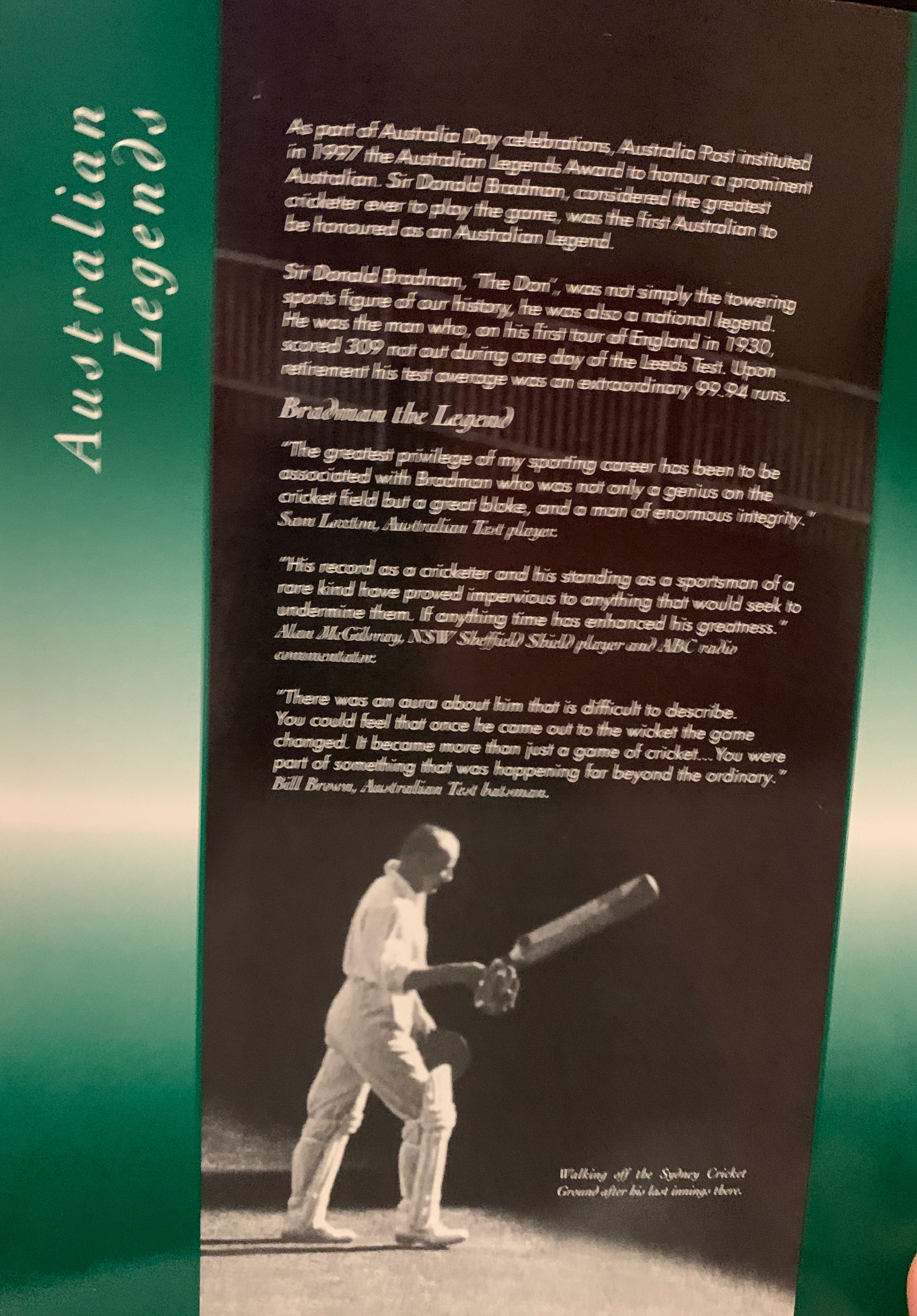 Sir Donald Bradman  coin collectible - Main Image 3