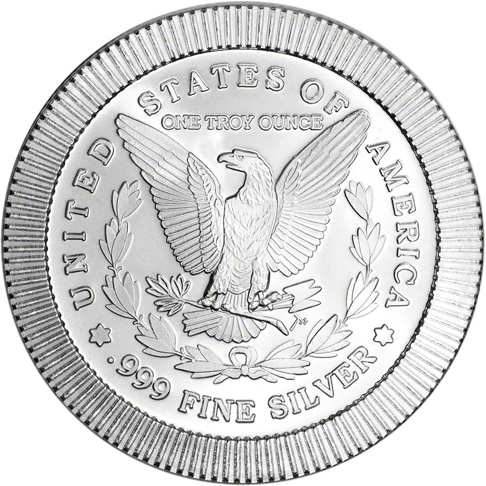 1 Oz Silver Round Morgan Stackable  coin collectible - Main Image 2