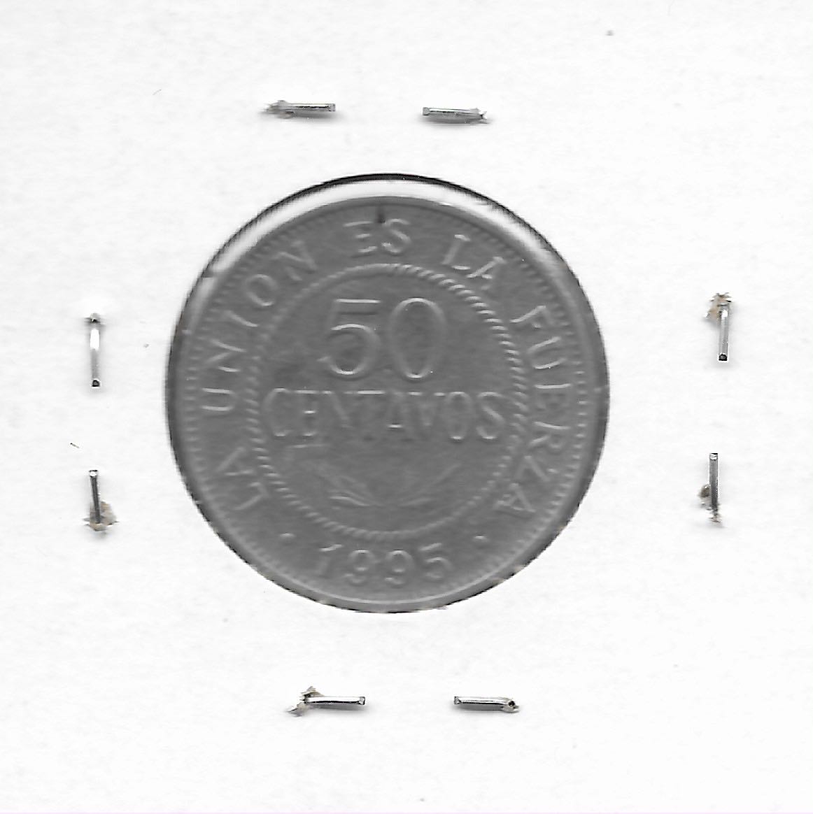 Bolivia (1995) - 50 Centavos [BOB]  coin collectible - Main Image 2