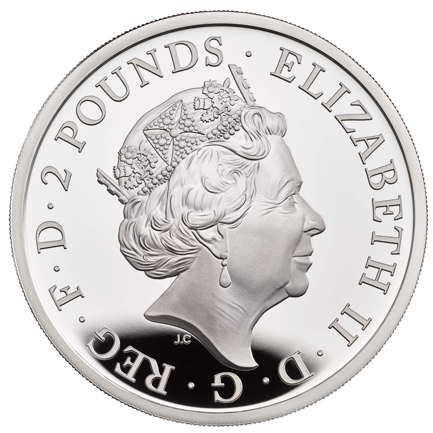 Britannia £2 Silver Proof 1 Ounce  coin collectible - Main Image 2