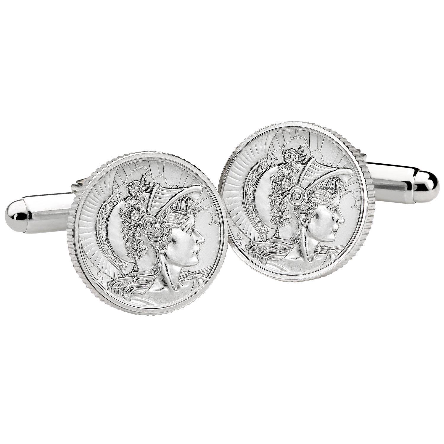 Britannia Cufflinks  coin collectible - Main Image 2