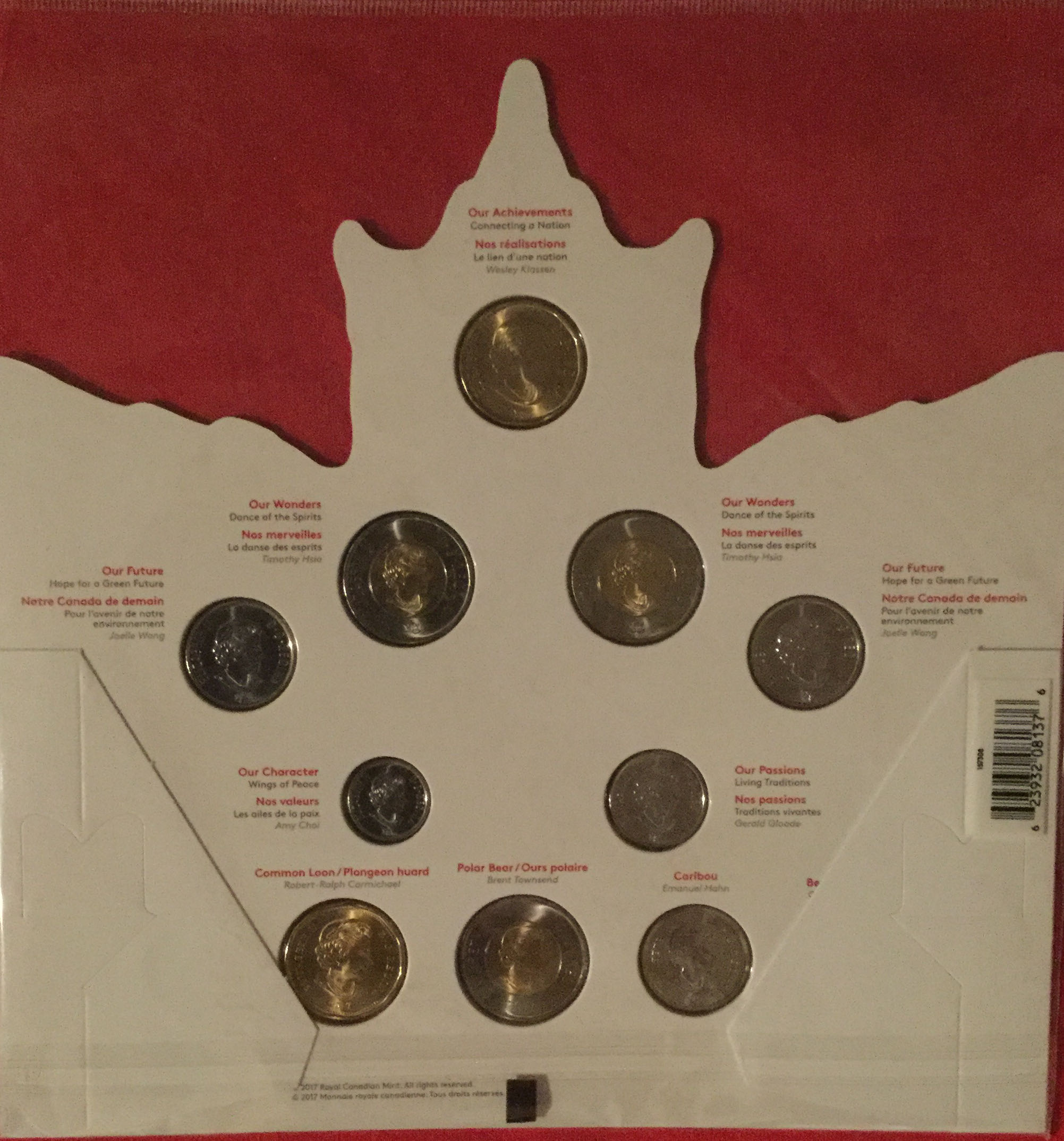 Royal Canadian Mint: 2017 My Canada My Inspiration  coin collectible [Barcode 623932081376] - Main Image 2