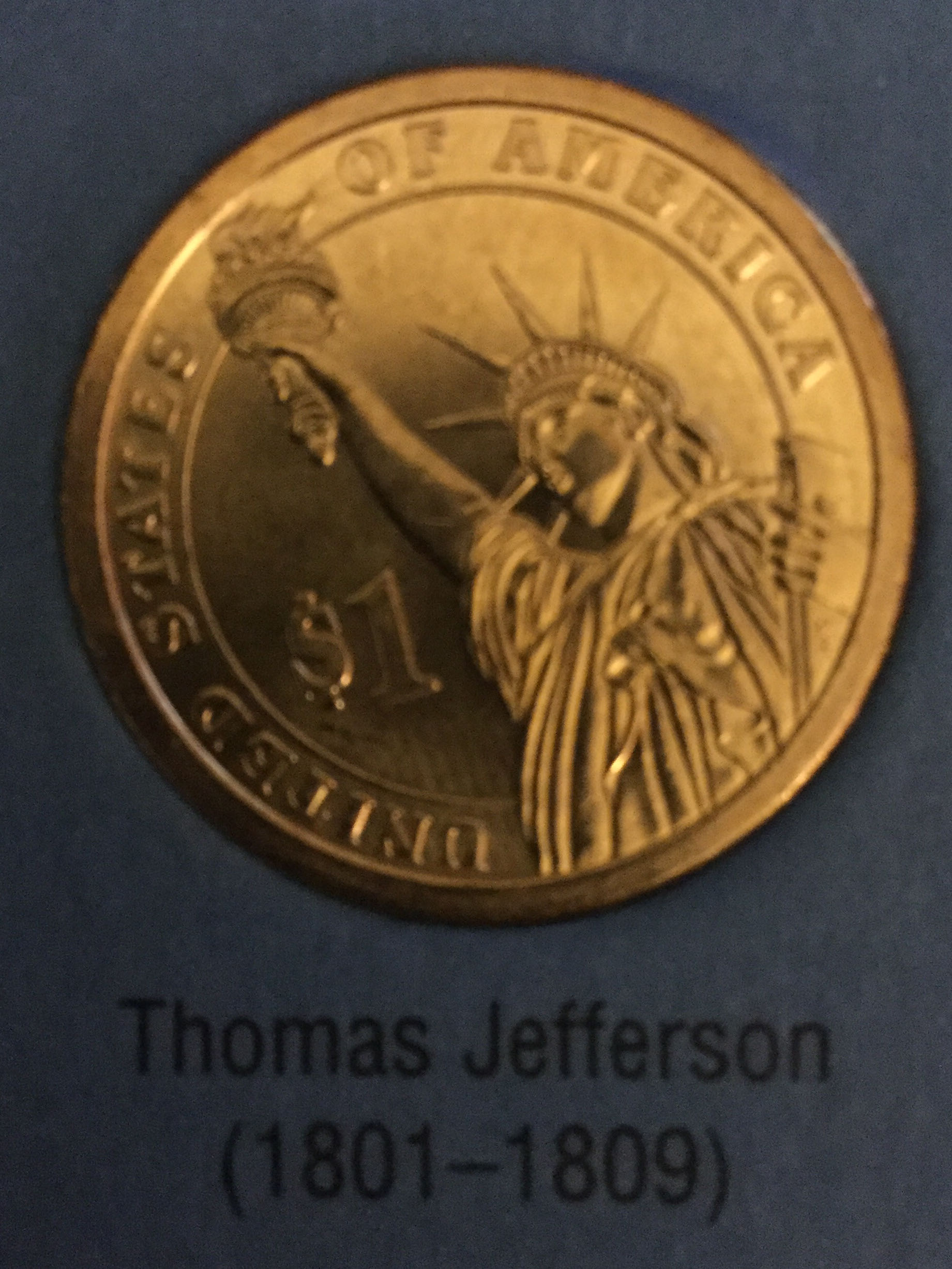 2007-P Thomas Jefferson $1.00  coin collectible - Main Image 2
