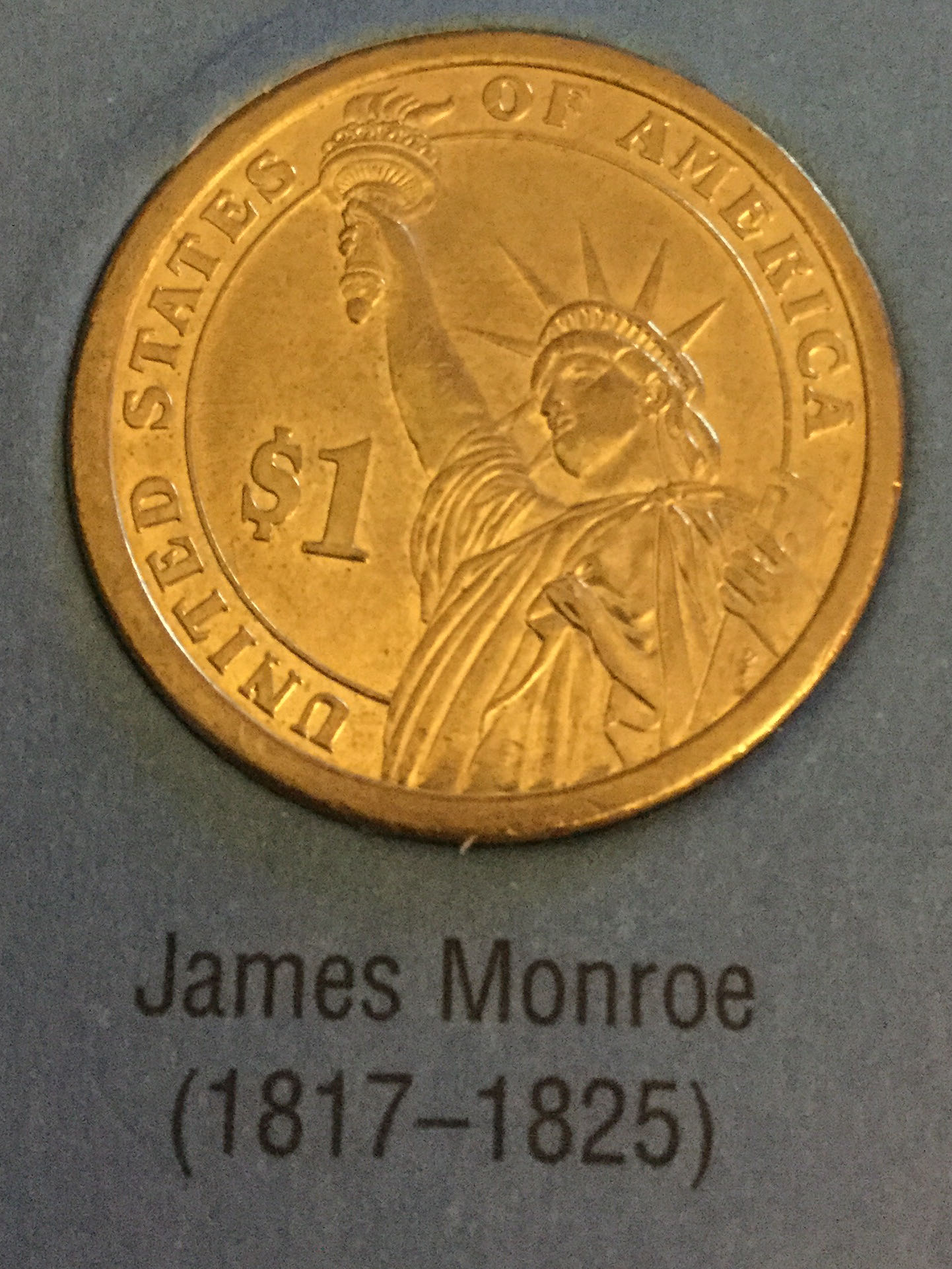 2008-P James Monroe $1.00  coin collectible - Main Image 2