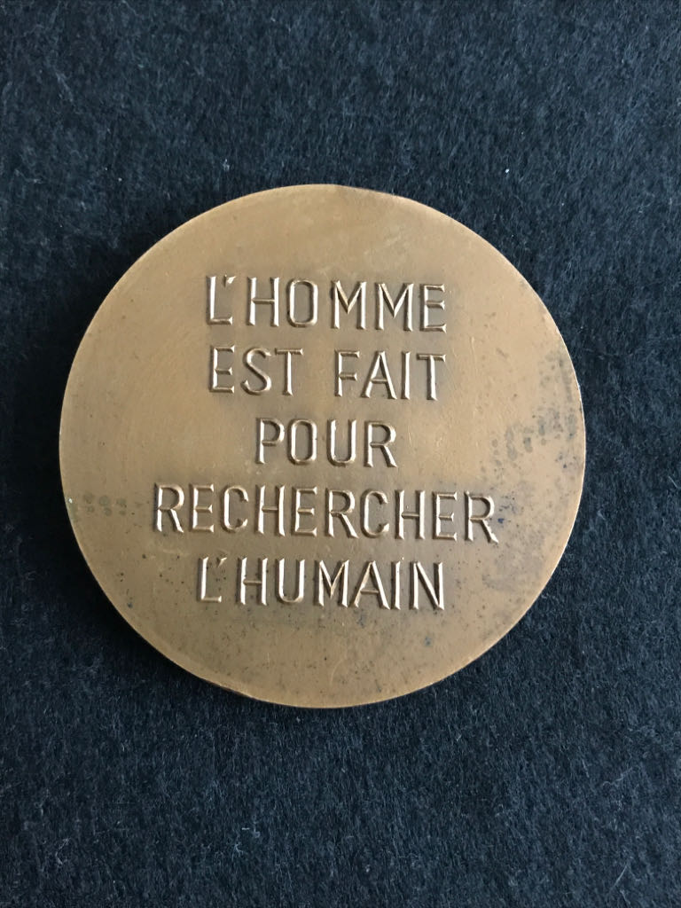 Doctor Eugene Minkowski Medal  coin collectible - Main Image 2