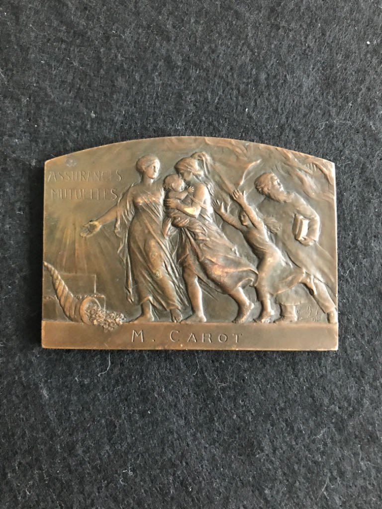 Societe D’Assurances Mutuelles Centenary Medal  coin collectible - Main Image 2