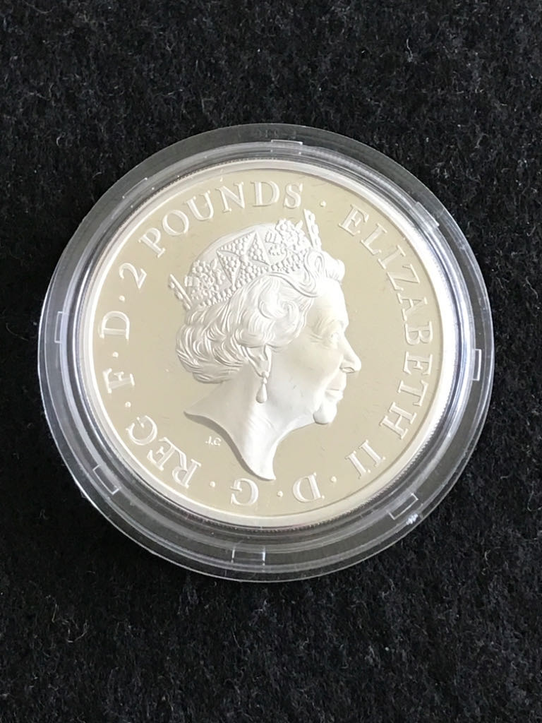 Queens Beasts 2020 - The White Horse Of Hanover Proof  coin collectible - Main Image 2