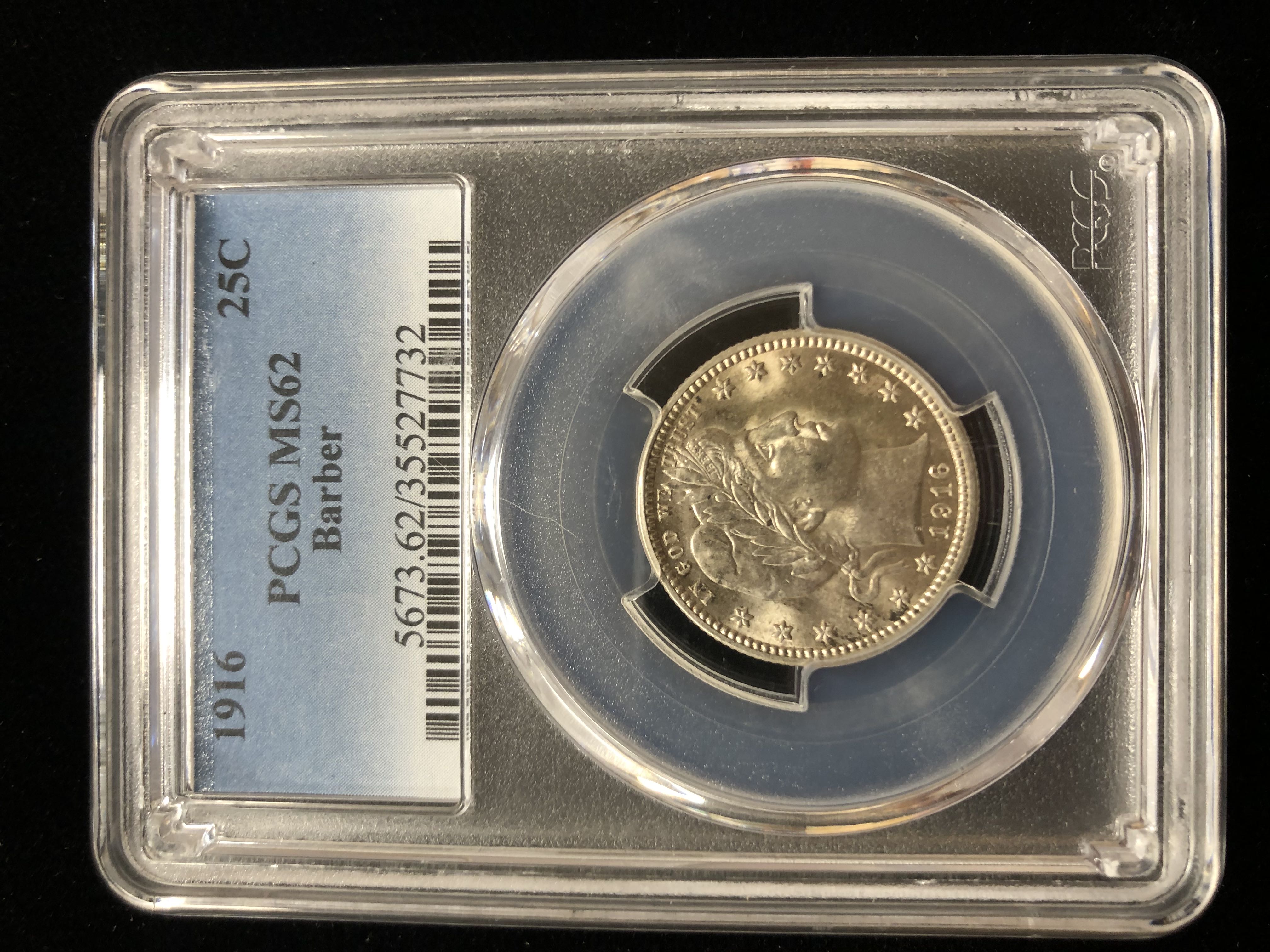 1916 Barber Quarter  coin collectible - Main Image 3