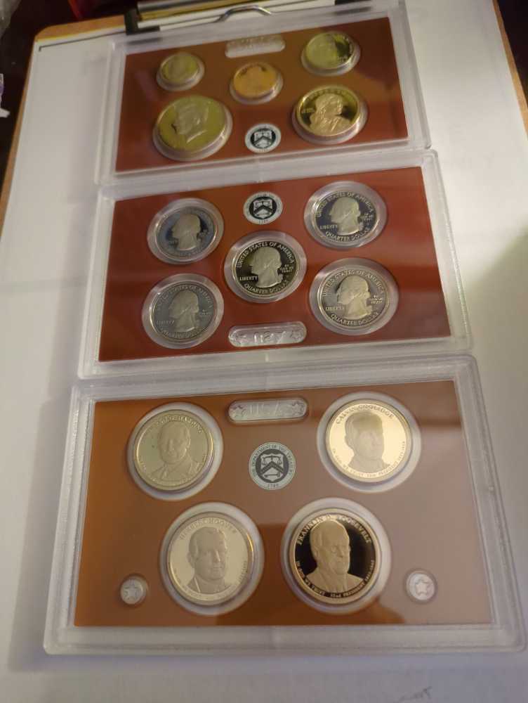 2014 U.S. MINT 14 COIN PROOF SET-SHARP W/ GOV’T BOX & COA  coin collectible [Barcode 704785580626] - Main Image 2