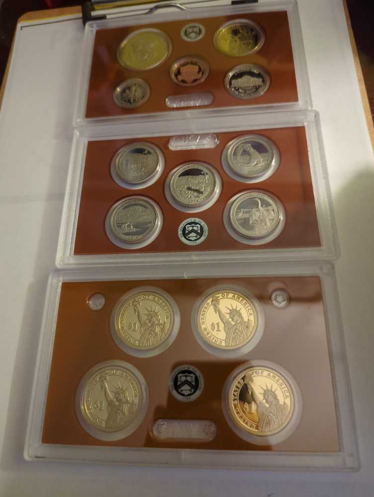 2014 U.S. MINT 14 COIN PROOF SET-SHARP W/ GOV’T BOX & COA  coin collectible [Barcode 704785580626] - Main Image 3