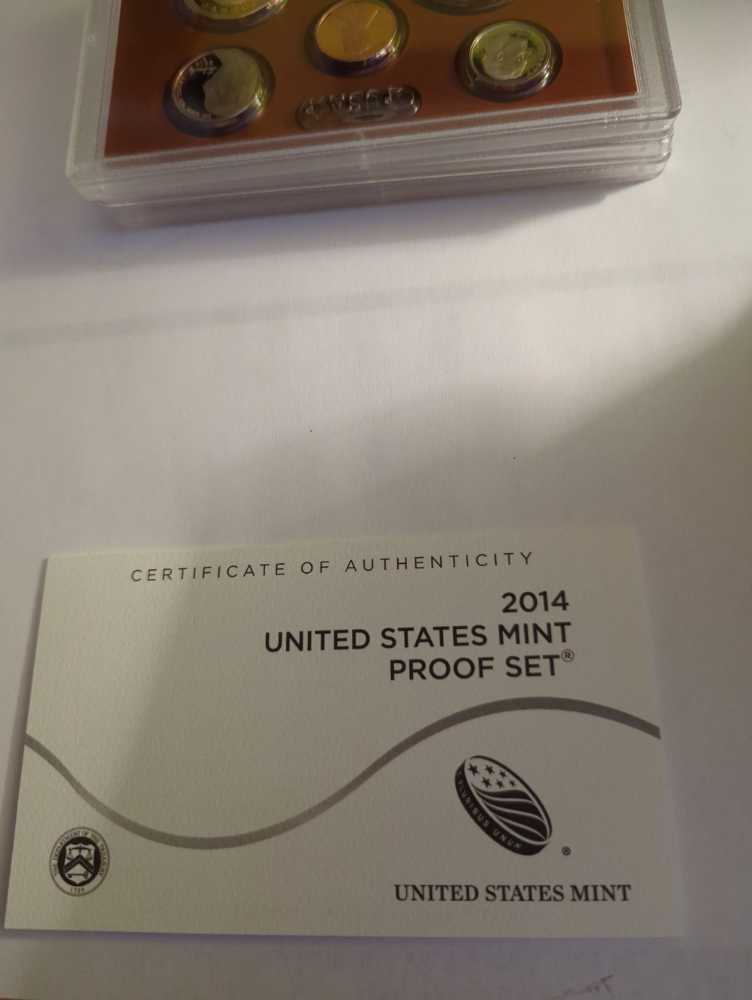 2014 U.S. MINT 14 COIN PROOF SET-SHARP W/ GOV’T BOX & COA  coin collectible [Barcode 704785580626] - Main Image 4