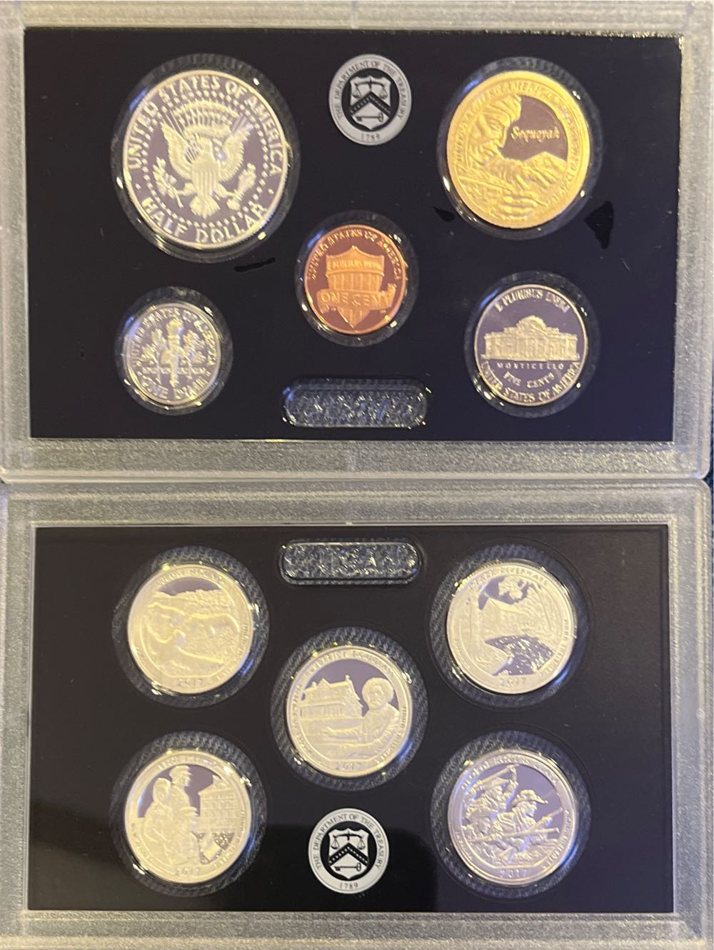 B. 2017 S U.S Mint Silver Proof Set  coin collectible [Barcode 704785960749] - Main Image 2