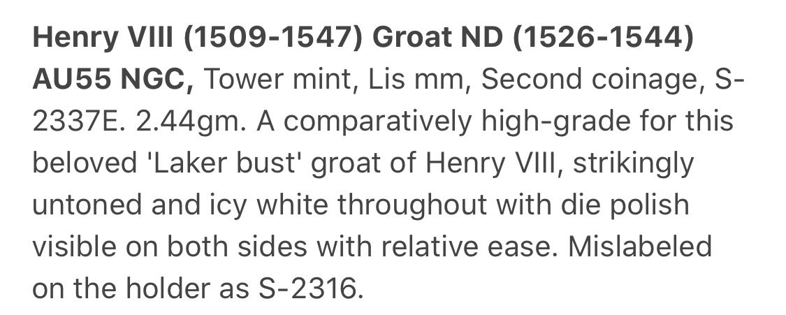 Great Britain Henry VIII groat  coin collectible - Main Image 3